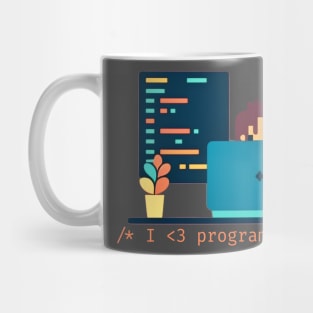 I love programming - V2 Mug